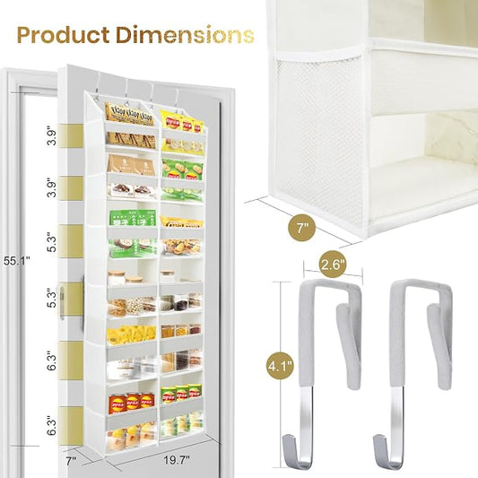 HOMELUX THEORY Heavy Duty Over the Door Organizer - Image 2