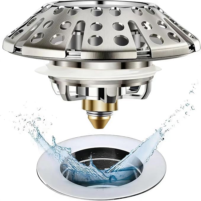 Bathtub Drain Stopper, Pop Up Tub Stopper Plug by AzWzzTubDrainStopper