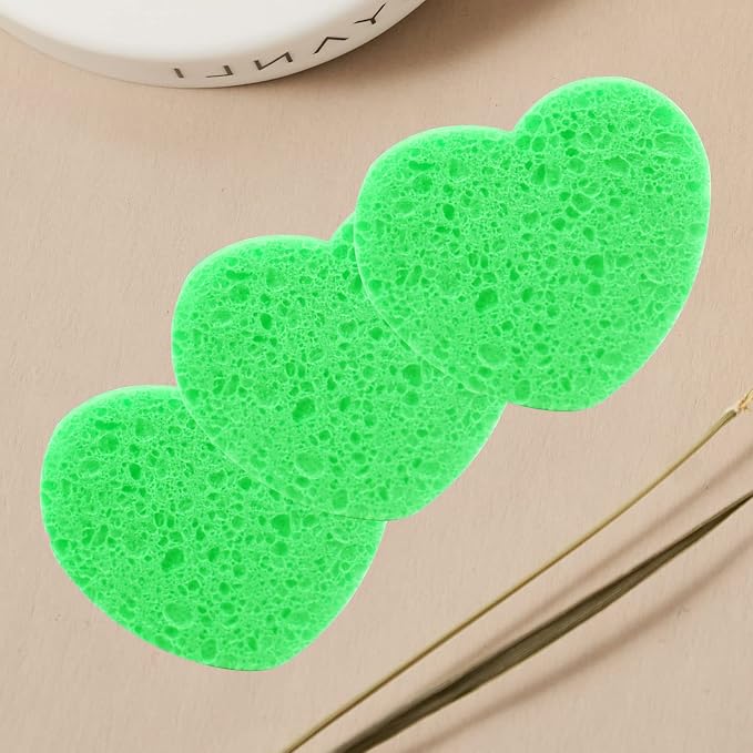 50-Count Facial Sponges Compressed, 100% Natural Cellulose Face Sponge - Image 2