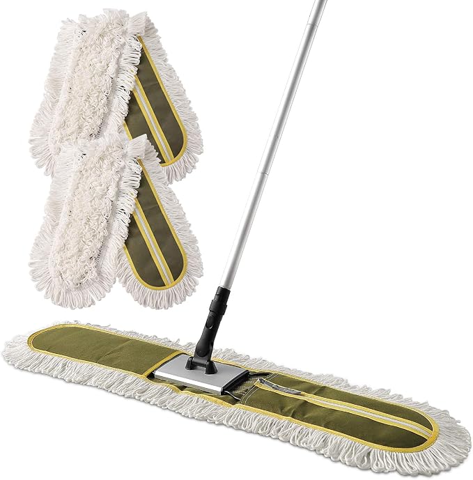 36" Commercial Dust Mops for Floor Cleaning Heavy Duty Floor Duster Mop by CLEANHOME
