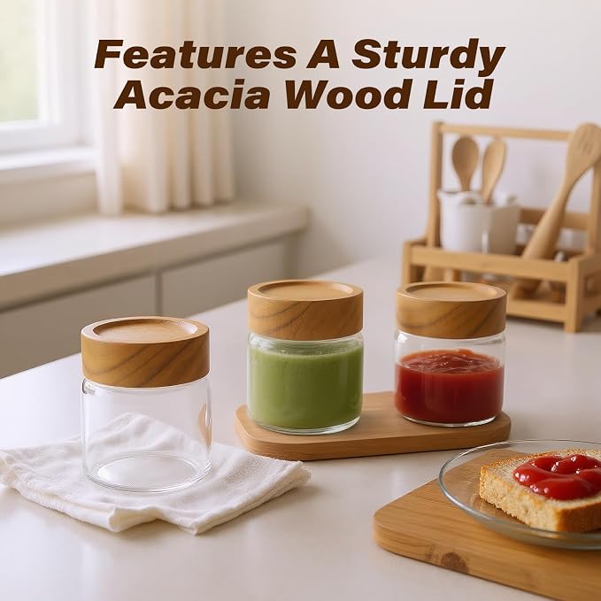6-Pack 6 oz Airtight Food Sealed Jars - Image 3