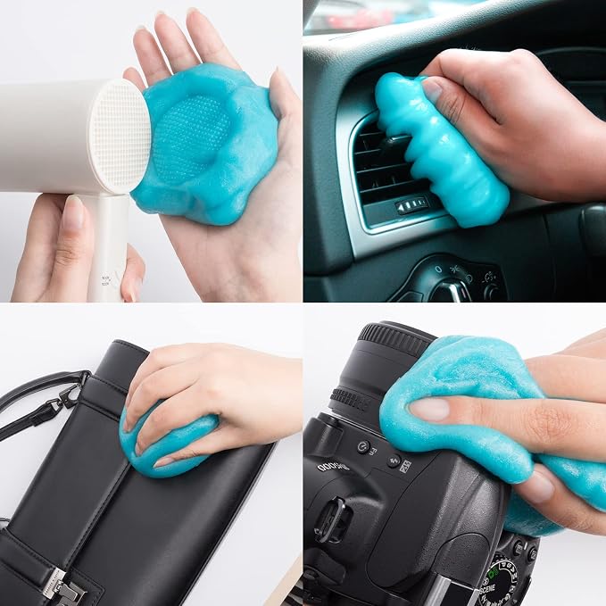 CLICK CLEAN 7oz Car & Keyboard Cleaning Gel x 2, Universal Dust Cleaning Gel - Image 6