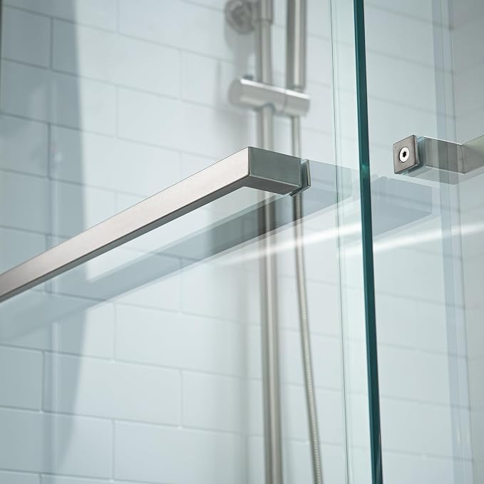 Woodbridge Frameless Bathtub Shower Doors 56-60" Width x 66" Height - Image 10