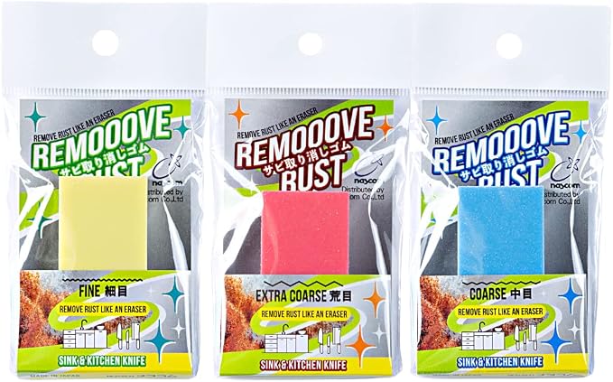 Rust Eraser for Knives Kitchen Stoves Wood Finish and Bicycles Multi Purpouse by nascom