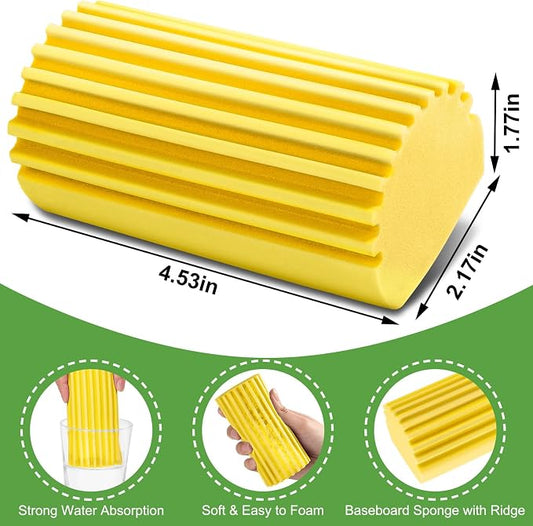 4-Pack Damp Clean Duster Sponge, Sponge Cleaning Brush, Duster - Image 2