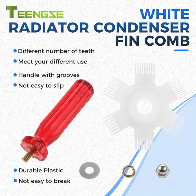 7PCS Air Conditioning Brush Set, FCR6 Fin Comb Tool, Radiator Condenser Fin Comb - Image 5