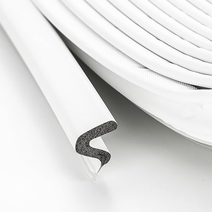 Ravinte Weather Stripping Door Seal Strip Soundproof "Q" Foam Weather Stripping by Ravinte