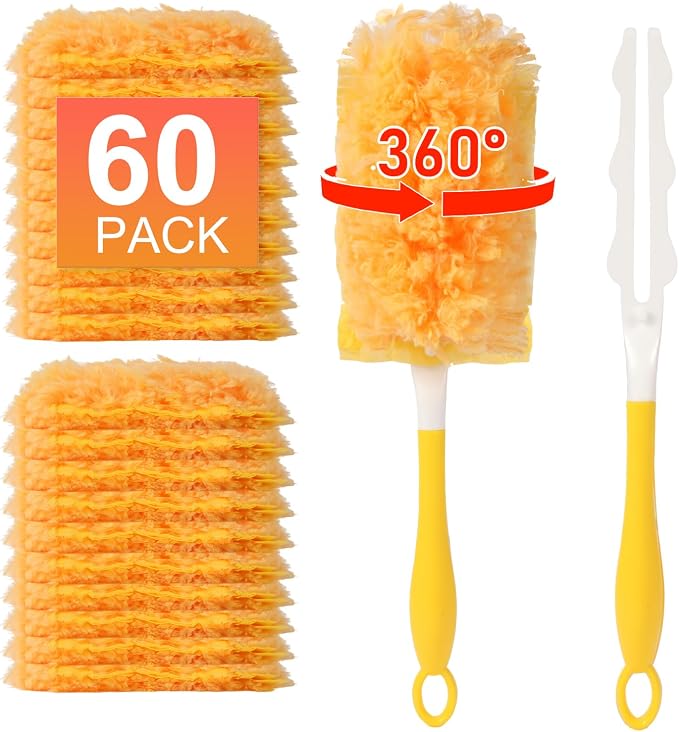 60 Count Duster Refills for Swiffer Dusters by XFKJOR