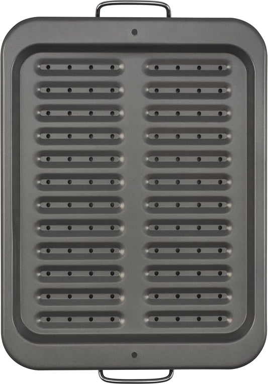 GoodCook Everyday Nonstick Steel Broiler Pan, 11.5" x 14.25" by GoodCook