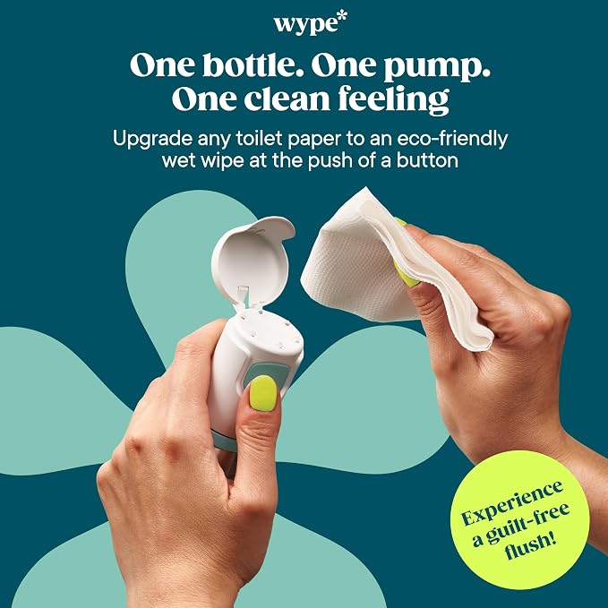 Wype | On The Go Bundle | Toilet Paper Gel | Flushable & Convenient Wet Wipes - Image 2