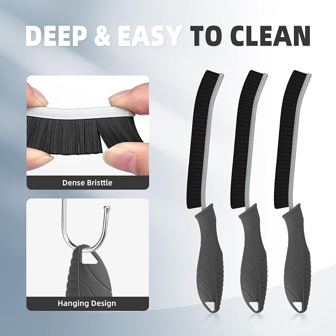 Hard Bristle Crevice Cleaning Brush - Image 3