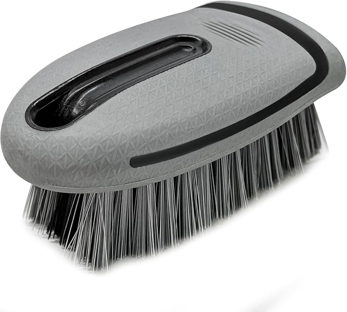 Carpet and Upholstery Cleaning Brush, Stiff Bristle Detailing Scrubber by Unknown
