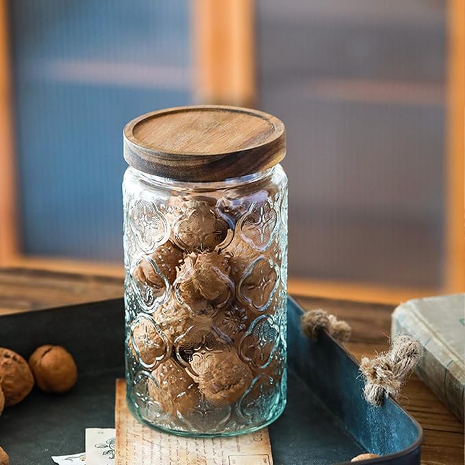 34 OZ/2 PCS Glass Storage Jar - Image 7