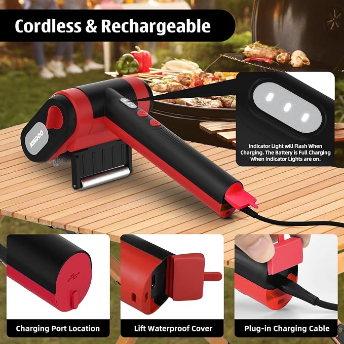 Electric Rechargeable Grill Brush, Grill Cleaner - Image 6