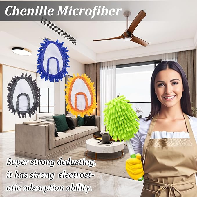 13 Inch Microfiber Feather Duster, - Image 7