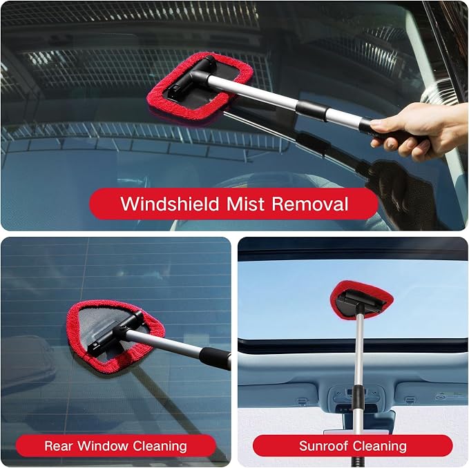 10pcs Windshield Cleaner Tool, Car Window Cleaning Wash Kit - Image 2