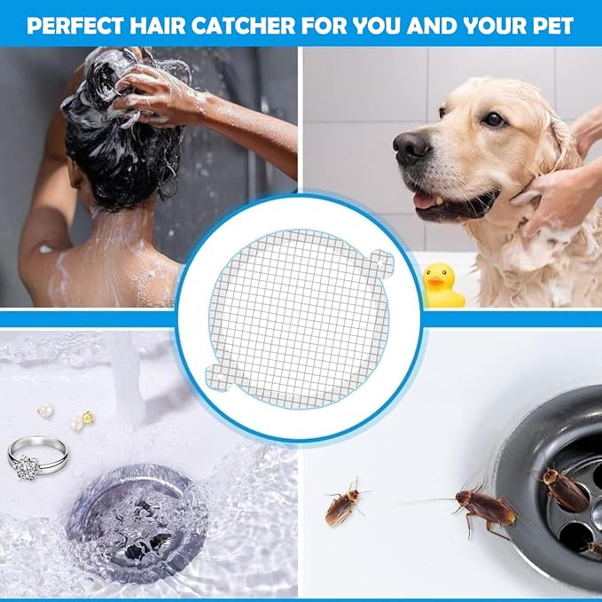 Shower Drain Cover Hair Catcher - Image 2