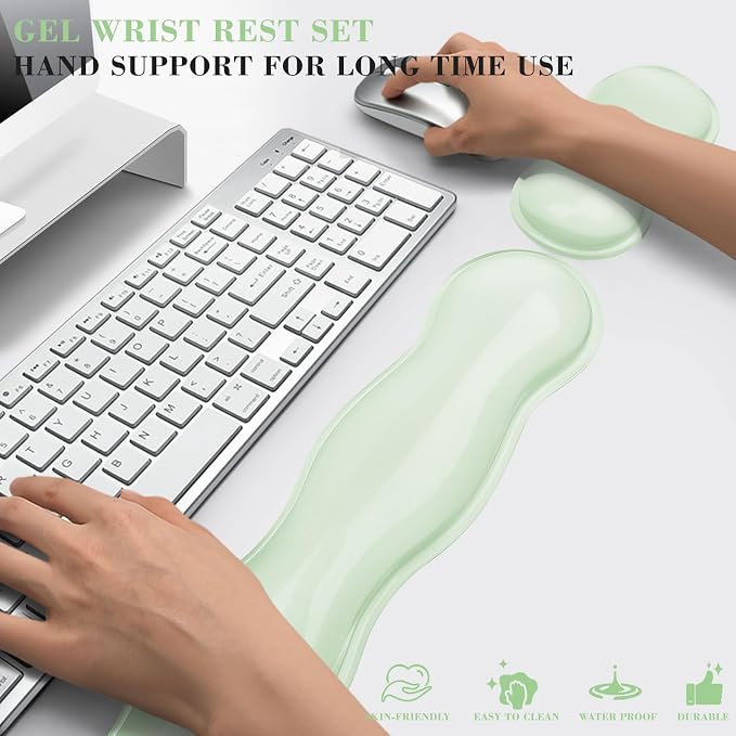 Gel Wrist Rest for Keyboard and Mouse, Wrist Rest for Keyboard, Mouse Wrist - Image 6