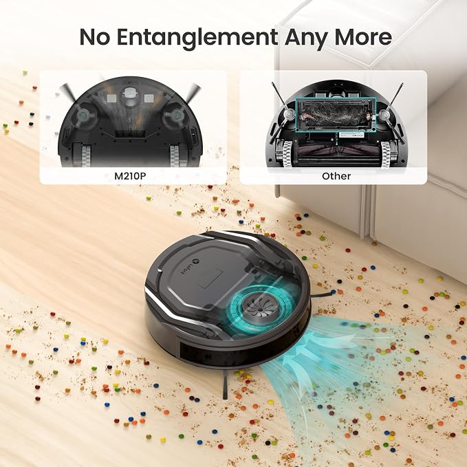 Lefant M210P Robot Vacuum, Powerful Suction, Ultra-Slim, 120 Mins Runtime - Image 6
