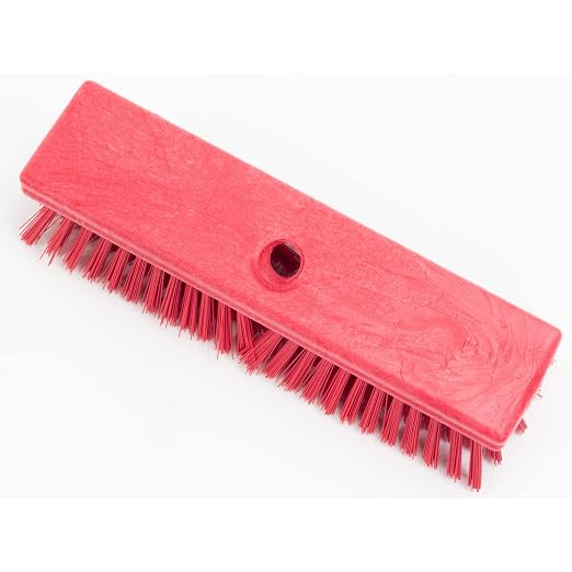 SPARTA Plastic Floor Scrub Brush, Brush Head Only, Deck Brush - Image 2