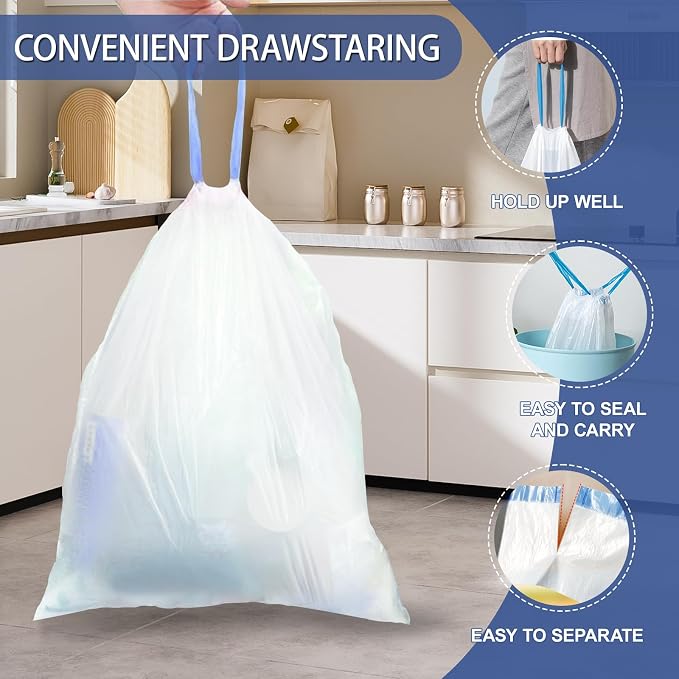 18 Gallon Trash Bags with Drawstring - Image 7