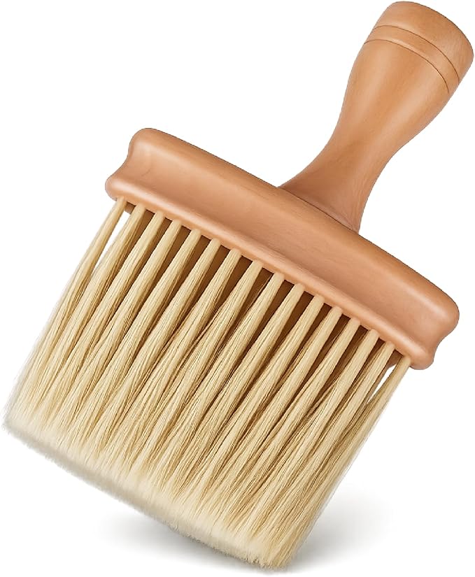 Instrument Dusting Brush, Double Sided Wooden Cleaner Soft by Keenso