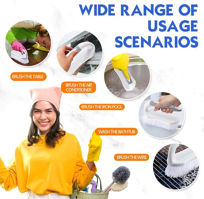 Lallisa 24 Pcs Scrub Brush for Cleaning - Image 3