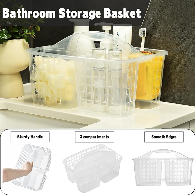 Haundry Plastic Shower Caddy Basket - Image 3