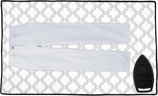 Encasa XO Ironing Mat/Pad with 3mm Padding & Silicone Iron Rest by EncasaXO