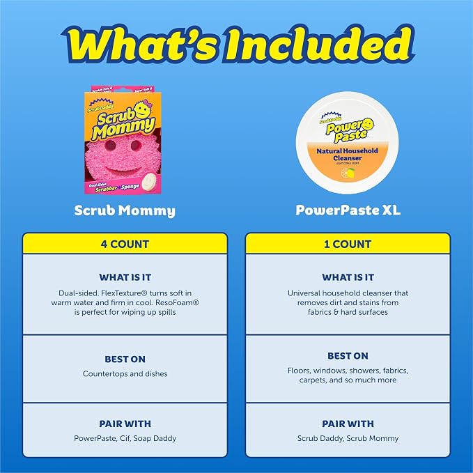 Scrub Daddy Sponges & PowerPaste XL Value Pack - Image 2
