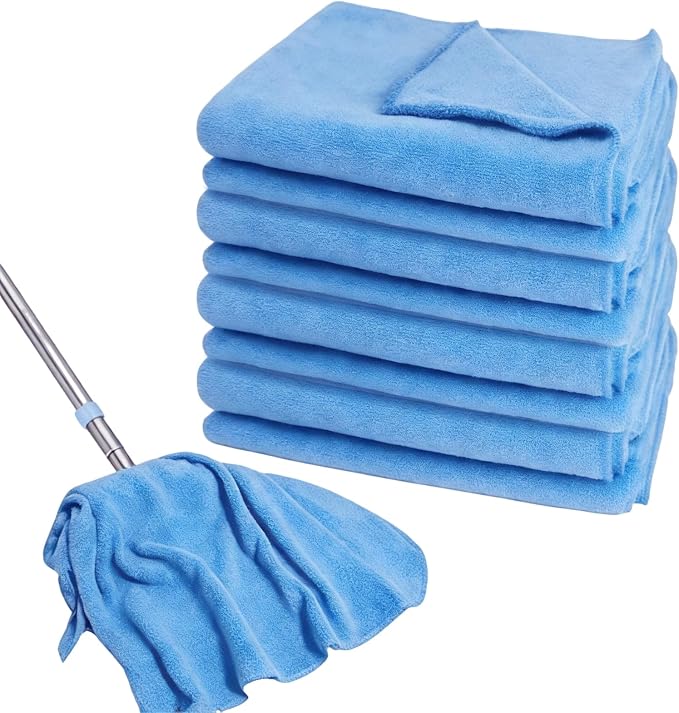 4 Pcs Extra Large Microfiber Cleaning Cloth 30 x 20 Inch Reusable Thick by OLUTACOT
