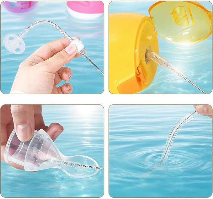 Dishwashing Foam Sponges Brush Telescopic Long Handle Scrubbing Brushes - Image 3
