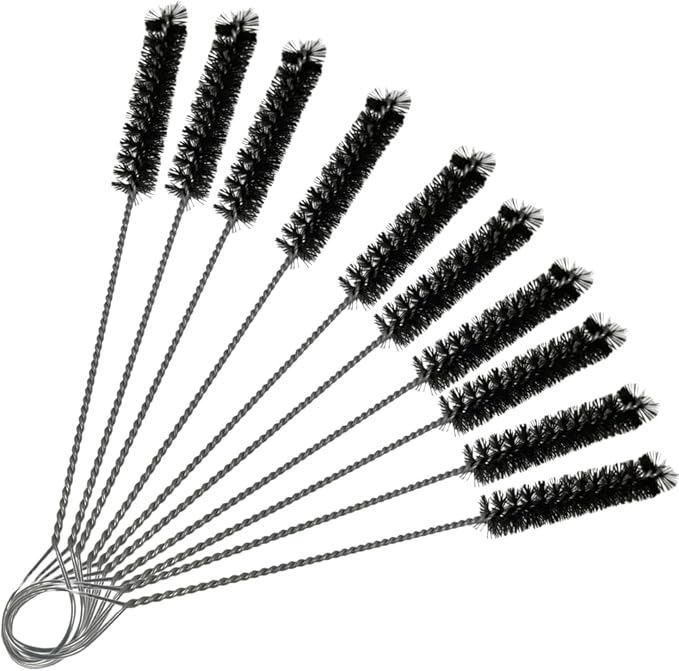 SnowTree - 10 Pack Fan Tip Nylon Bristle Cleaning Brush by SnowTree