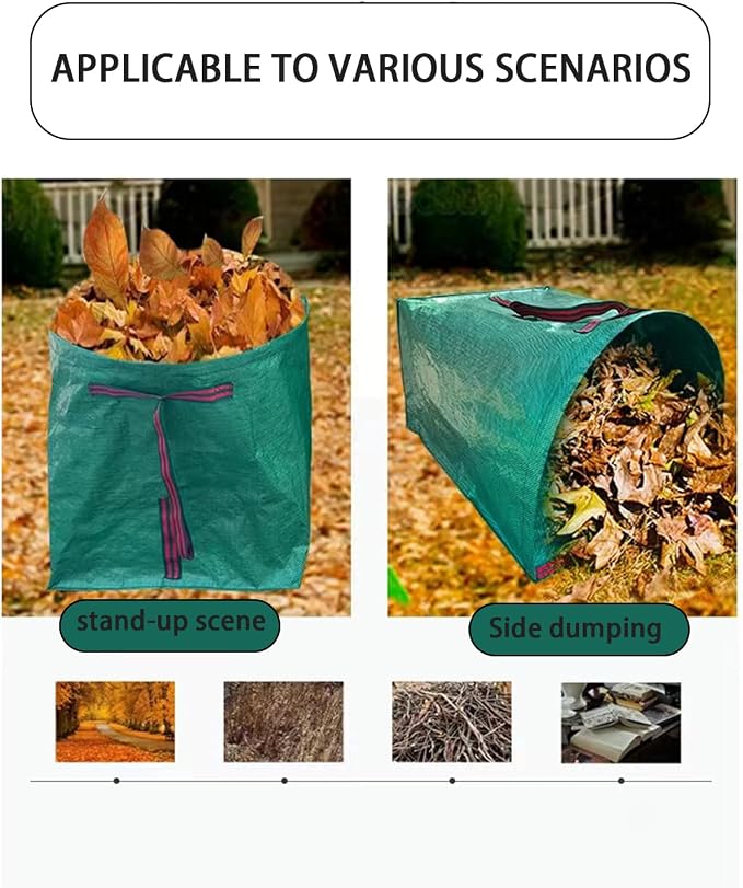 Leaf Dustpan, Leaf Collector, Large Yard Dustpan-Type Lawn and Leaf Bags - Image 7