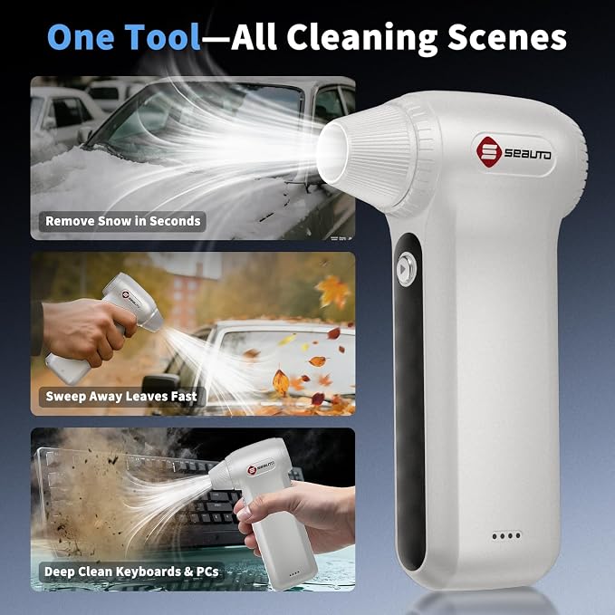 Electric Air Duster 200000RPM Brushless Motor, Cordless Compressed Air Blower - Image 6