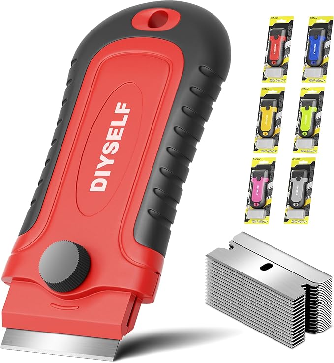 DIYSELF 1 Pack Razor Blade Scraper by DIYSELF