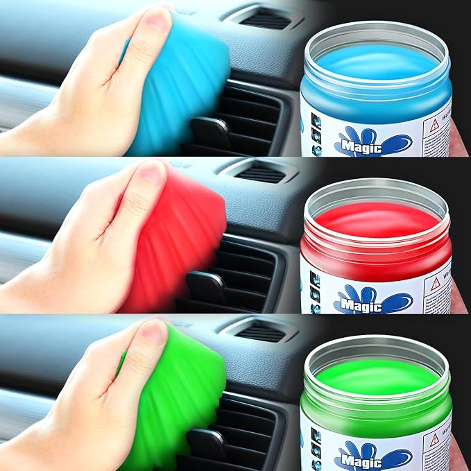DNA MOTORING 3 Pack Car Cleaning Gels Auto Detailing Tools Cleaning Putty Car - Image 7