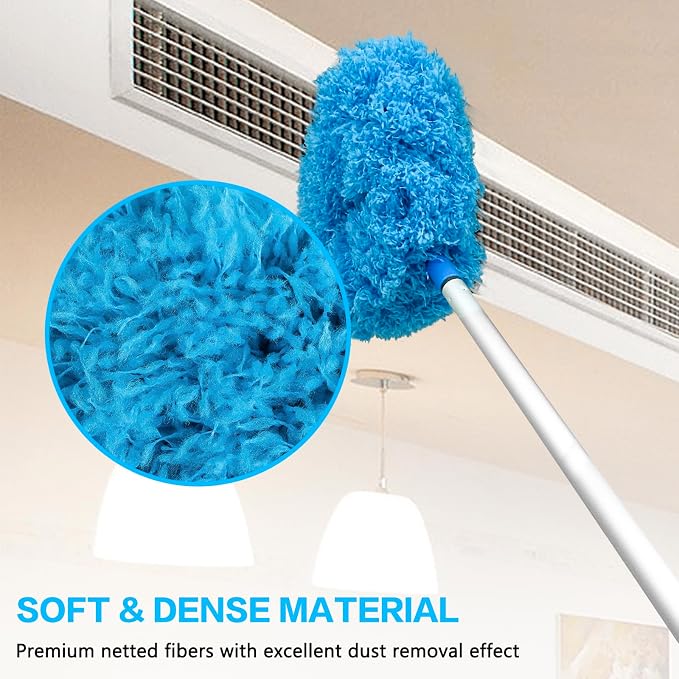 Ceiling Fan Cleaner Duster Reusable Microfiber Ceiling Fan Blade Cleaner - Image 5