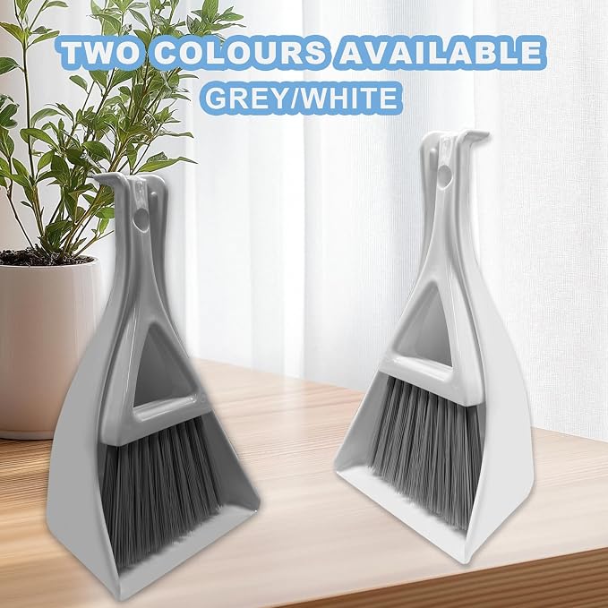 Dust Pan Broom Brush Dustpan -Mini Broom and Dustpan Combo Set, Handheld - Image 5