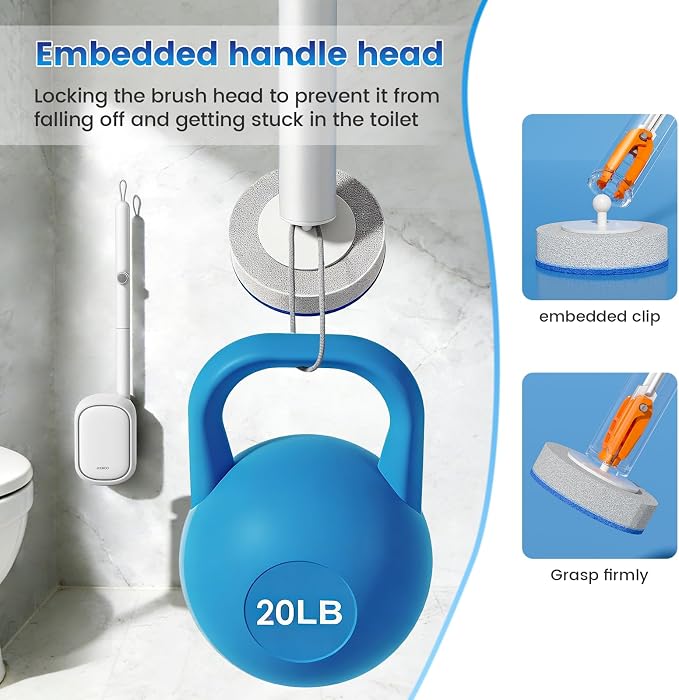 Toilet Wand Refills, Toilet Refill Pads, Disposable Toilet Brush Heads - Image 4