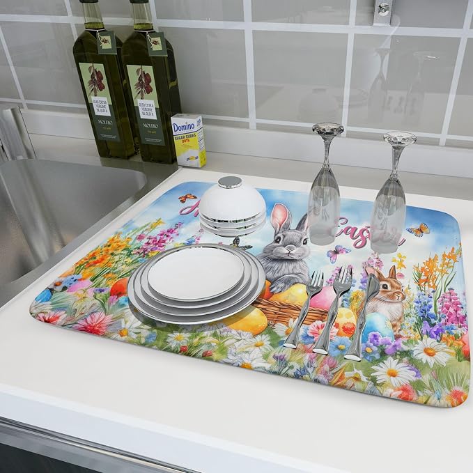 Khope Happy Easter Dish Drying Mat - Image 6