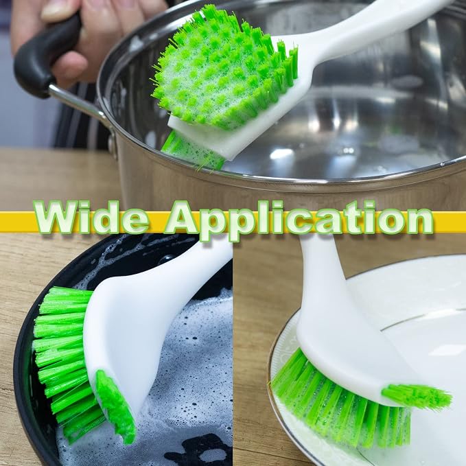 ITTAHO Dish Scrub Brush Kit, Kitchen Brush Set - Image 5