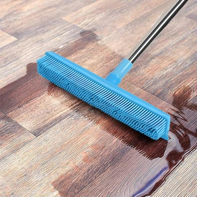 Landhope Fur Remover Broom, Rubber Broom - Image 6