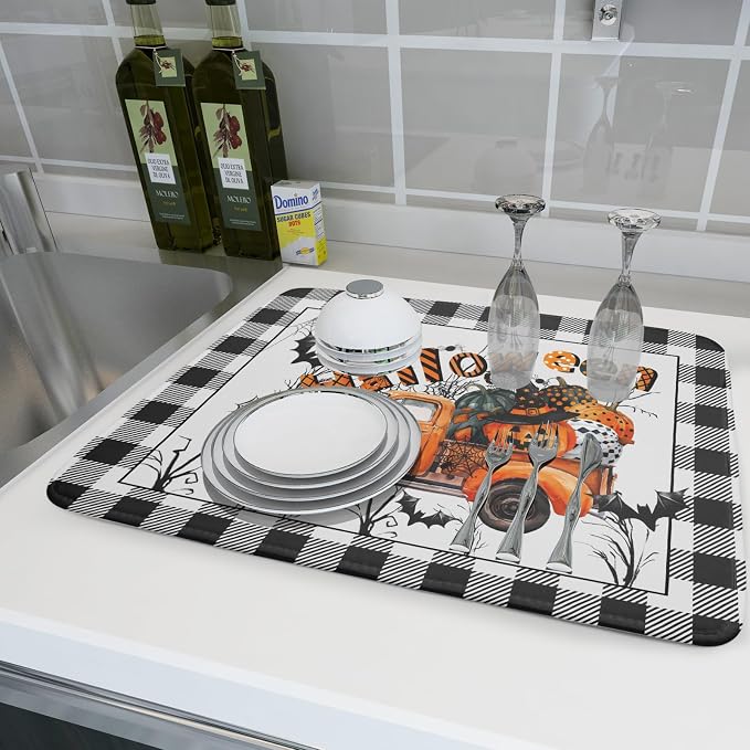 Holiday Truck Dish Drying Mat - Image 6