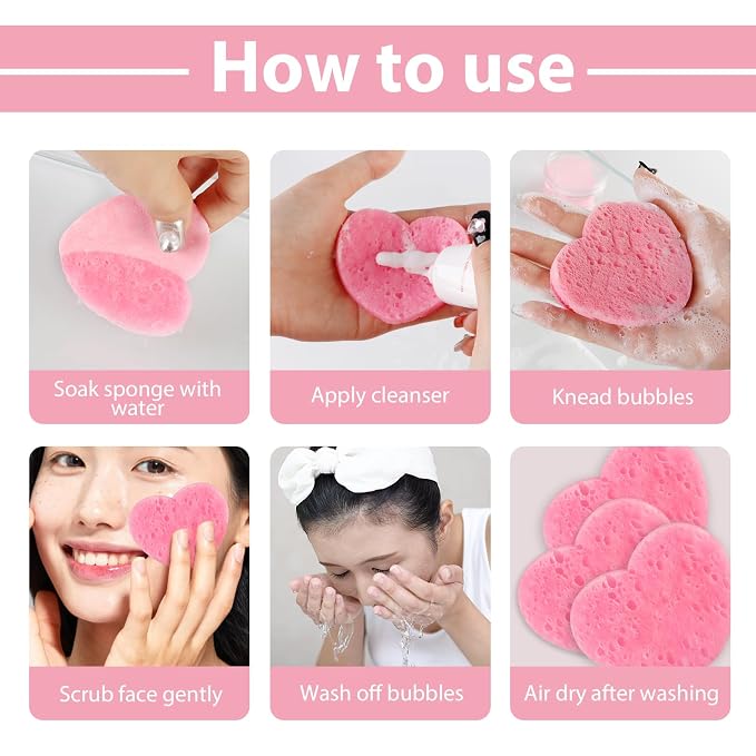 60-Count Compressed Facial Sponges - Image 7