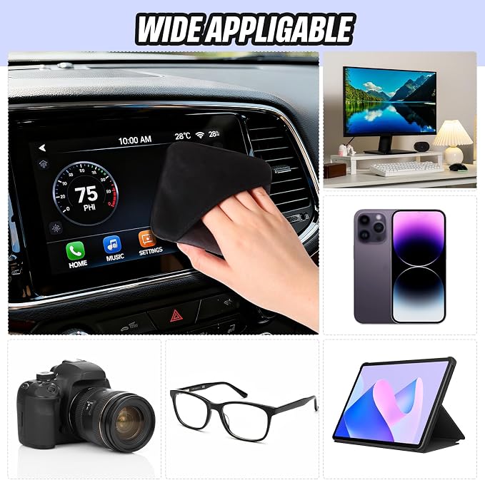 4 Pcs Car Screen Cleaner Car Touch Microfiber Screen Cleaner Cloth Cleaning - Image 4