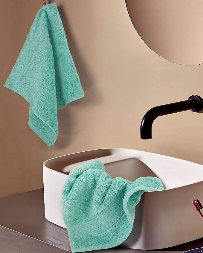 Cleanbear Washcloths for Your Body 100% Cotton Facecloths Extra Soft Bathroom - Image 7