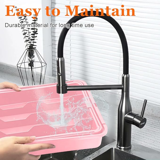 Silverware Organizer Expandable Silverware Drawer Organizer Adjustable Drawer - Image 7