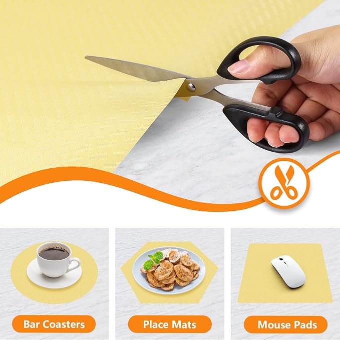 Shelf Liners for Kitchen Cabinets Refrigerator Liners Waterproof & Oil-Proof - Image 3