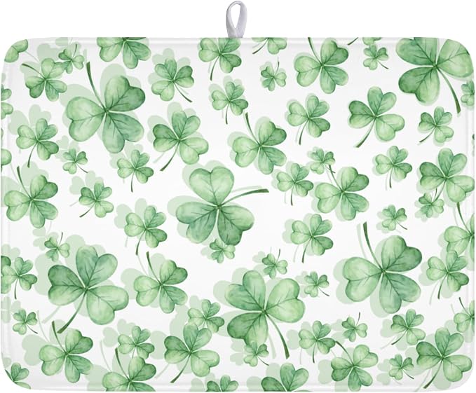 St Patrick's Day Dish Drying Mat by Sweetshow
